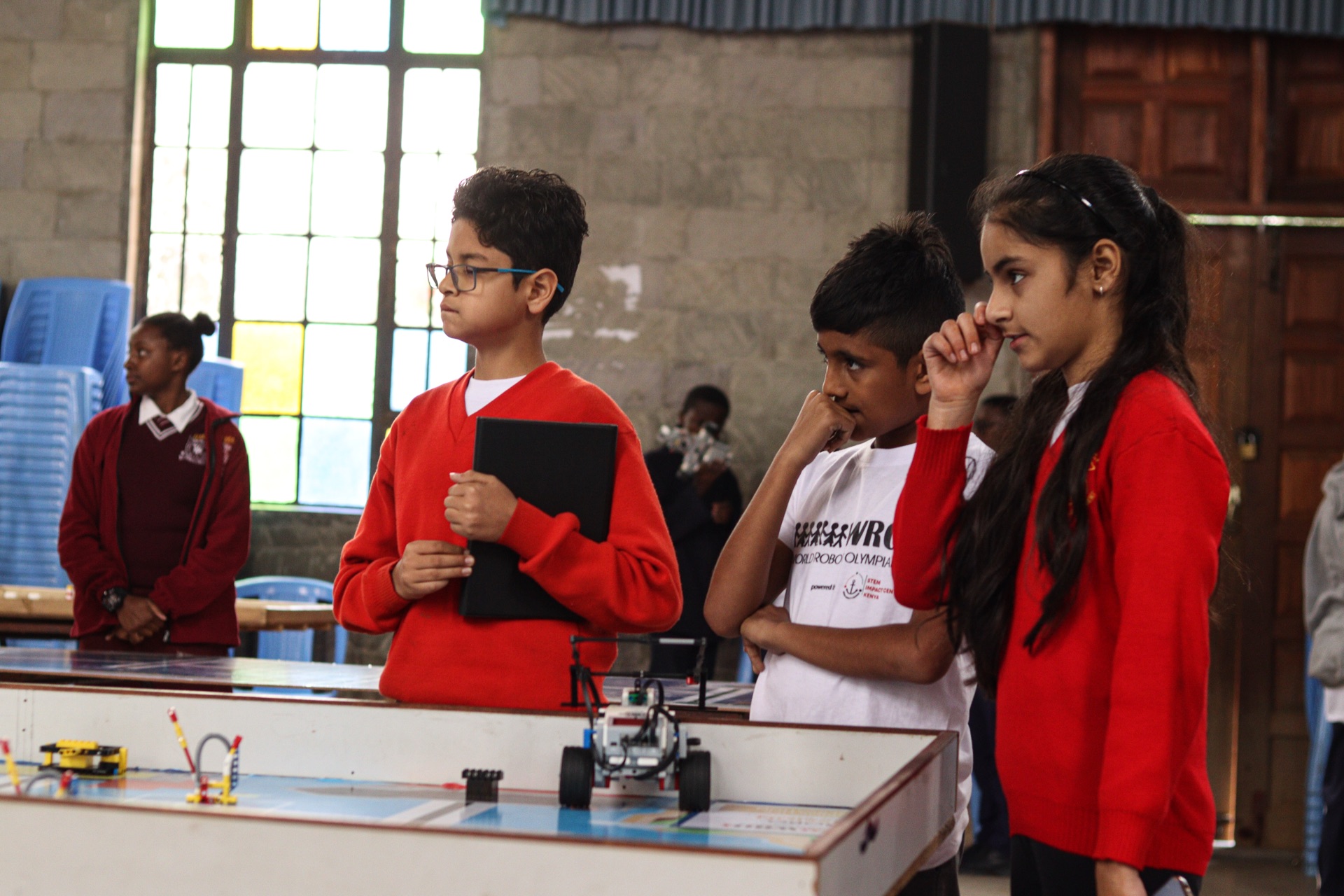 Young students at Saturday STEM Club